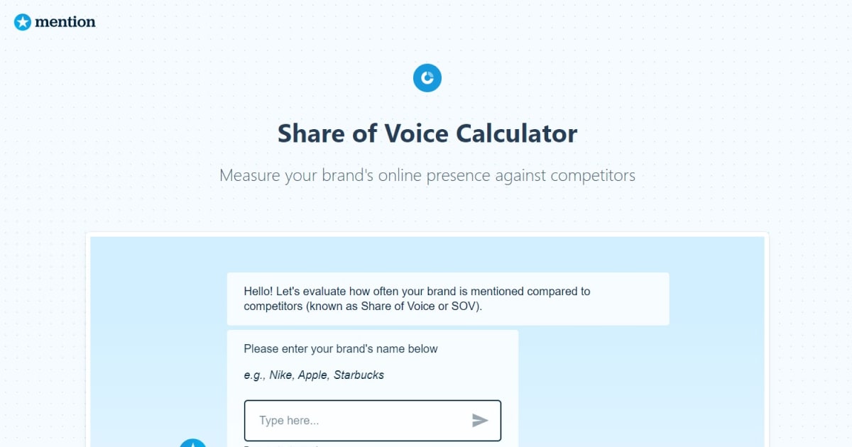 Share of Voice Calculator (Free Tool)