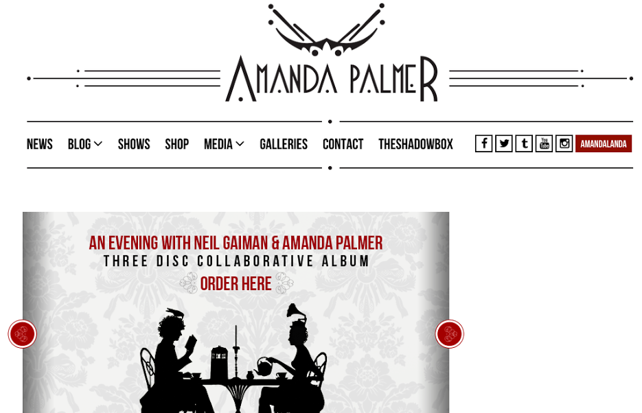 amanda palmer website