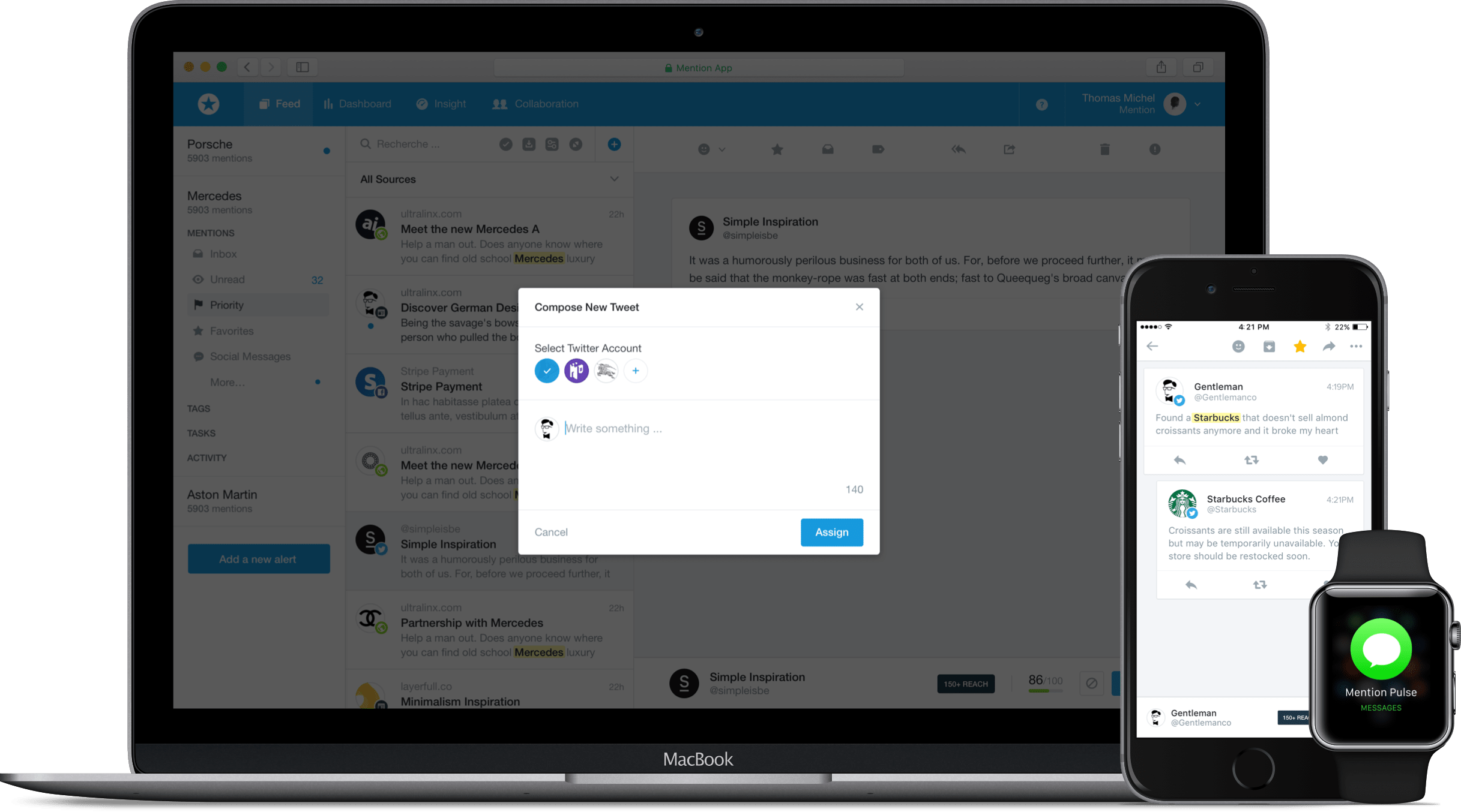 Mention's apps are the easiest social listening tools available