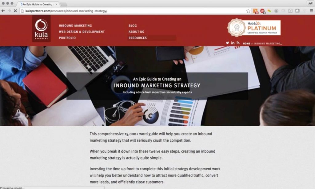 Kula Partners' Epic Guide to Inbound Marketing Strategy