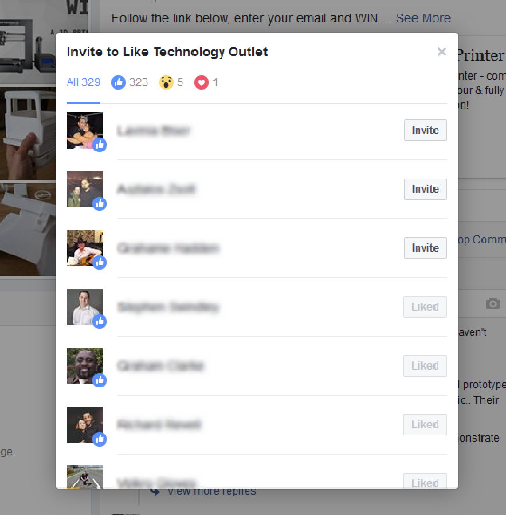 tech outlet facebook invites