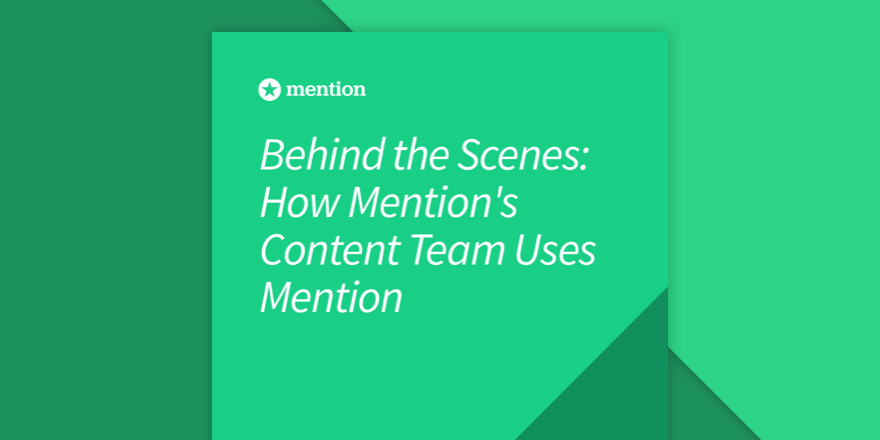 How to use Mention for content marketing