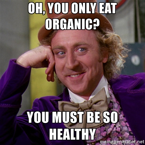 organic food joke