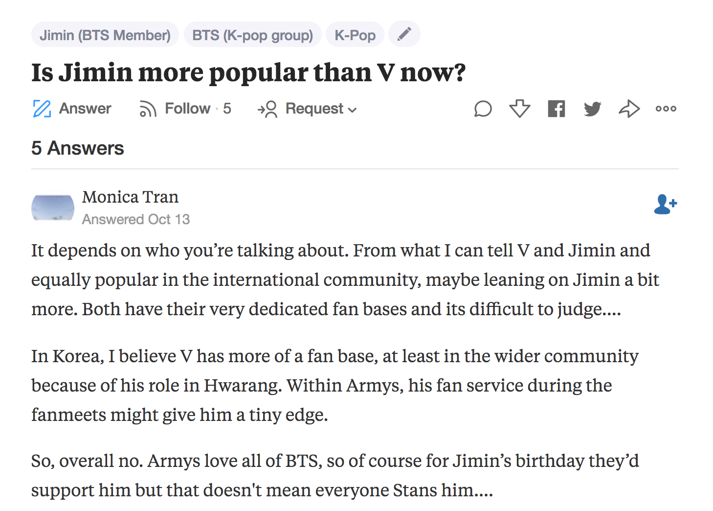 bts jimin popularity