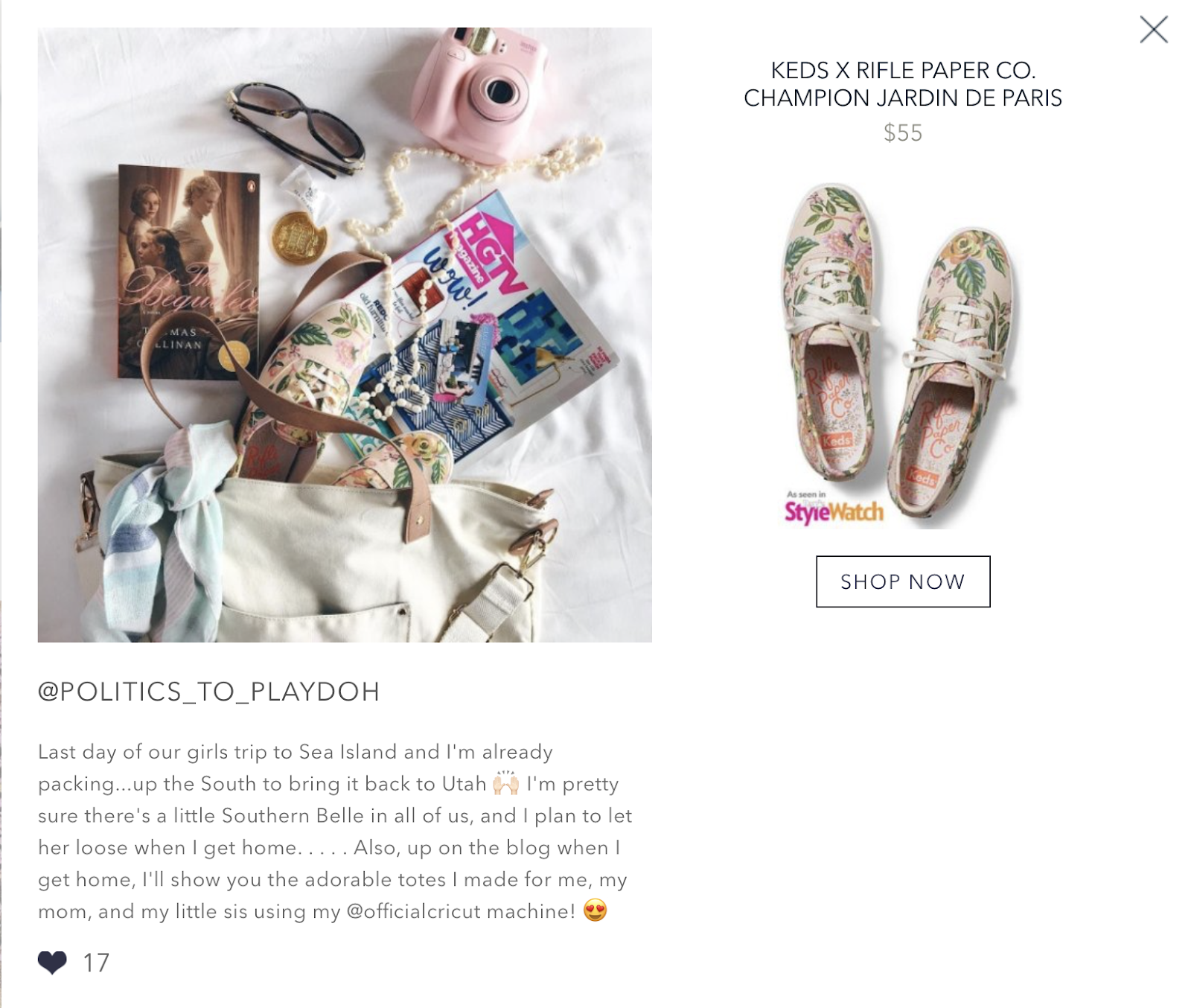 keds-instagram-ecommerce