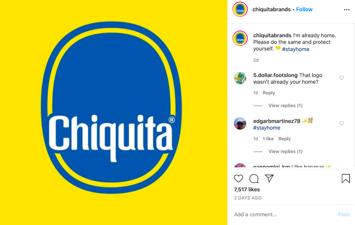 brand-voice-social-distancing-chiquita