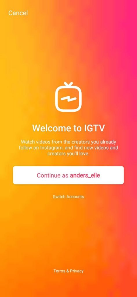 How to Create Your IGTV Channel