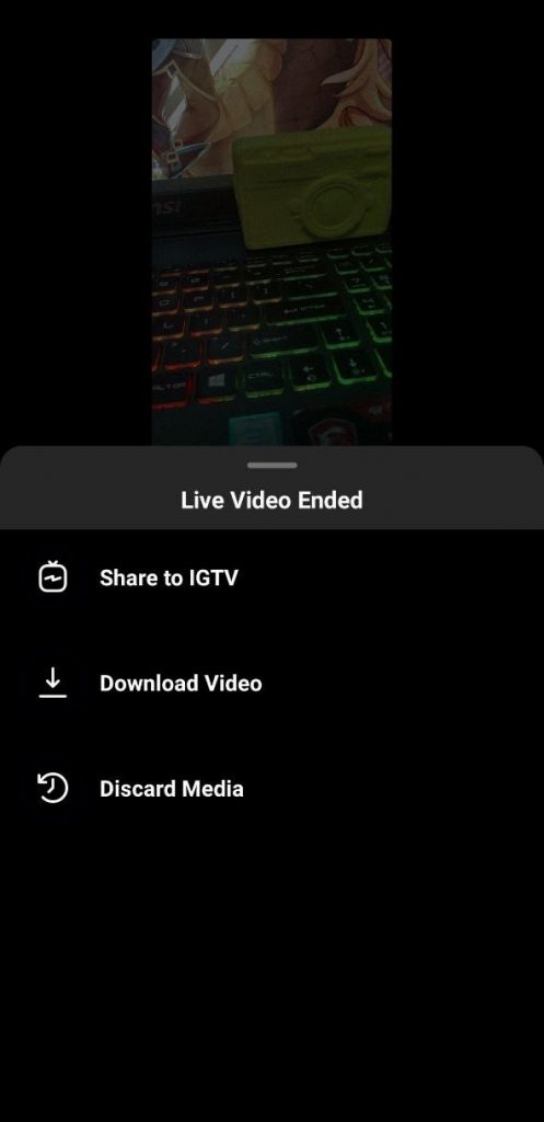 How To Share Your Instagram Story Live Broadcasts to Your IGTV