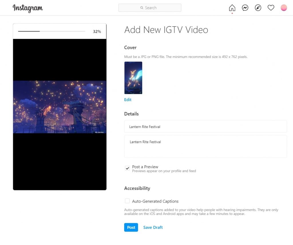 How to Upload Your IGTV Videos