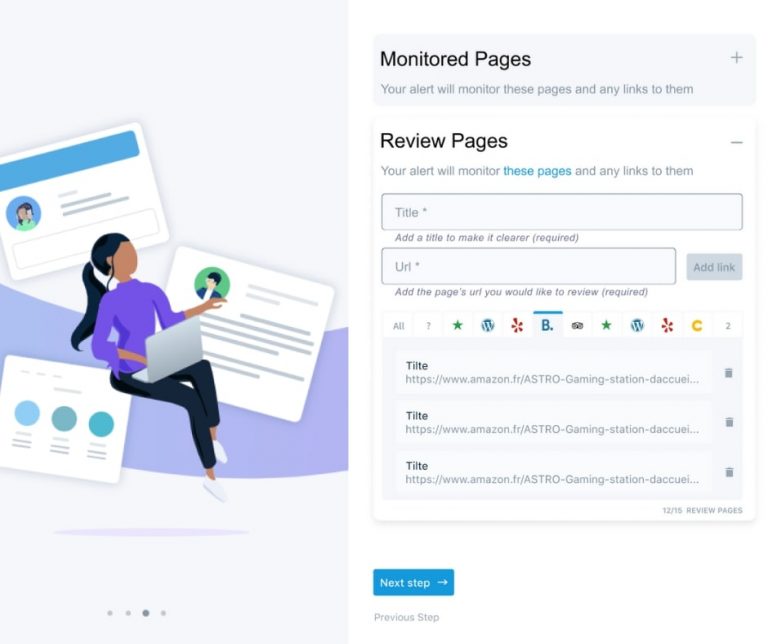 Monitor over 75+ Online Review Sites with Mention Mention