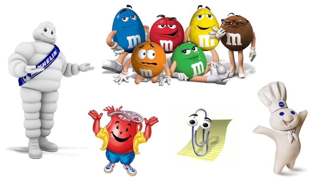 Types of Mascots to Use in UI Design and Branding: Objects mascots examples