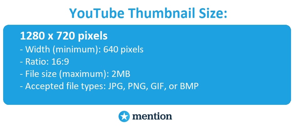 ideal size for youtube example