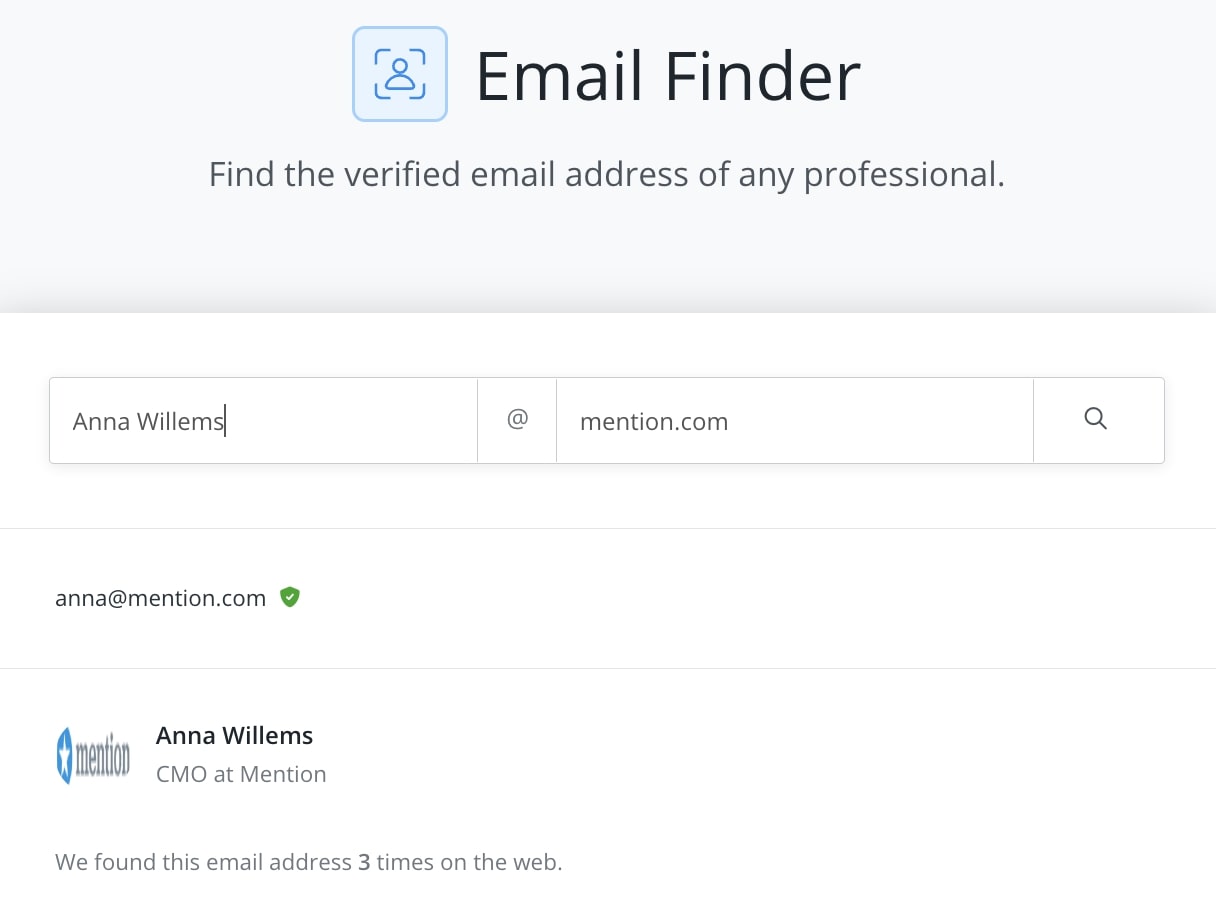 How to verify contact emails