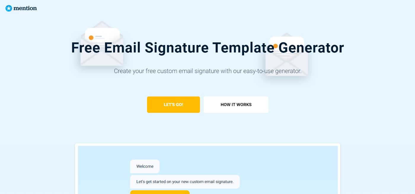 Free email signature generator