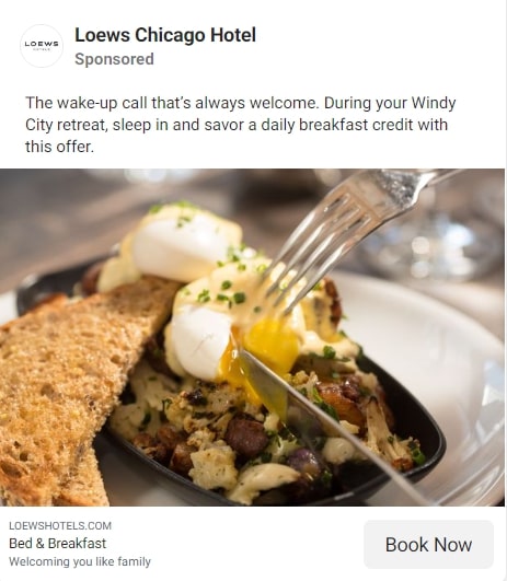 Loews Facebook Ad Targeting Chicago