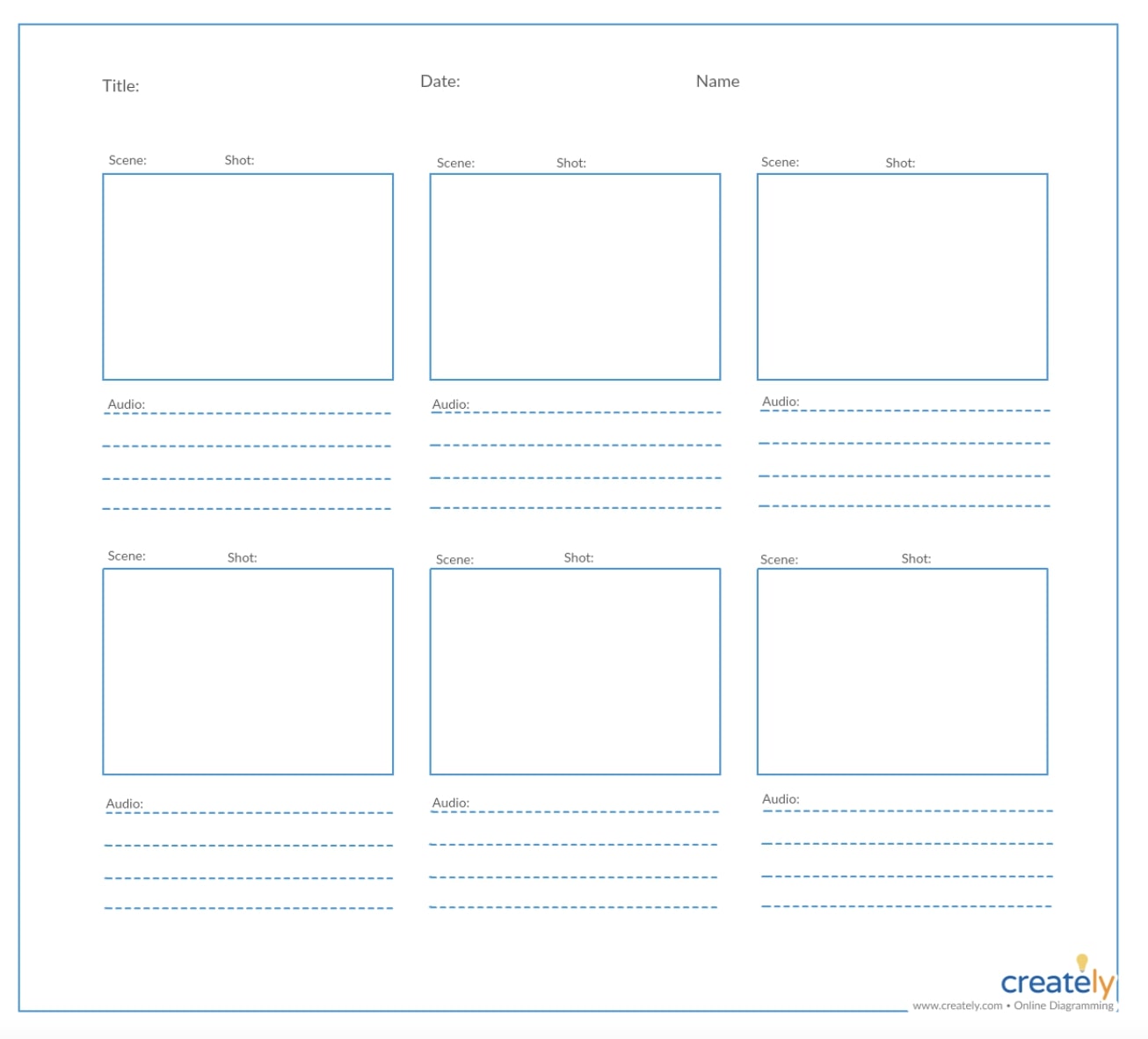 Creately story board