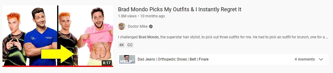 Partnering with youtubers outfit picking video