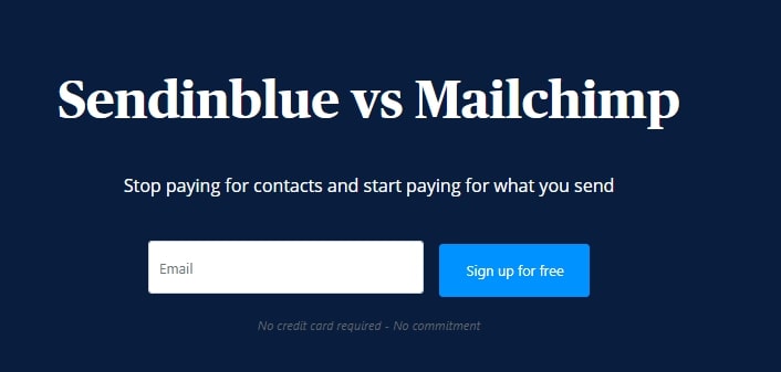 SendinBlue vs Mailchimp