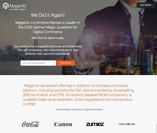 Magento report