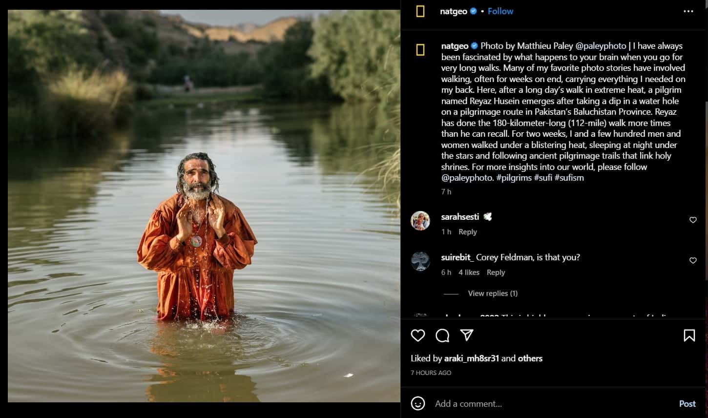 National Geographic Instagram Caption