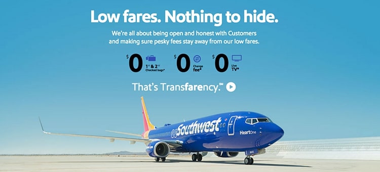 Southwest Transparency Pledge