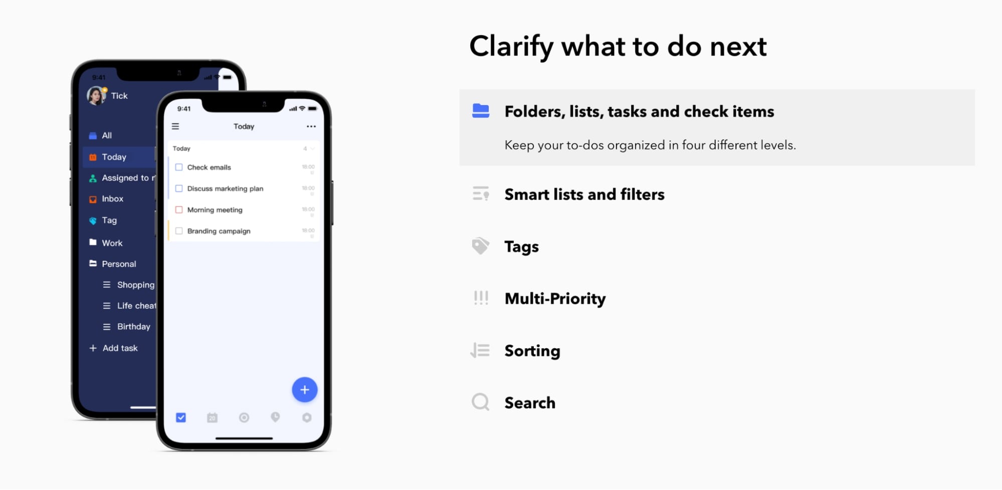 TickTick to-do app