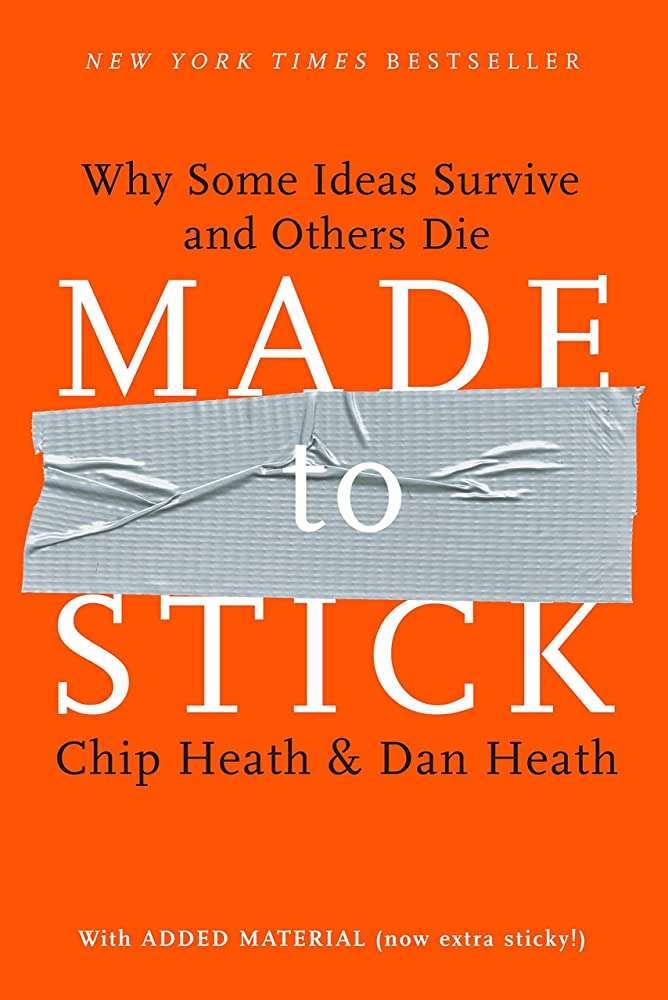 Made to Stick Chip and Dan Heath Book Cover