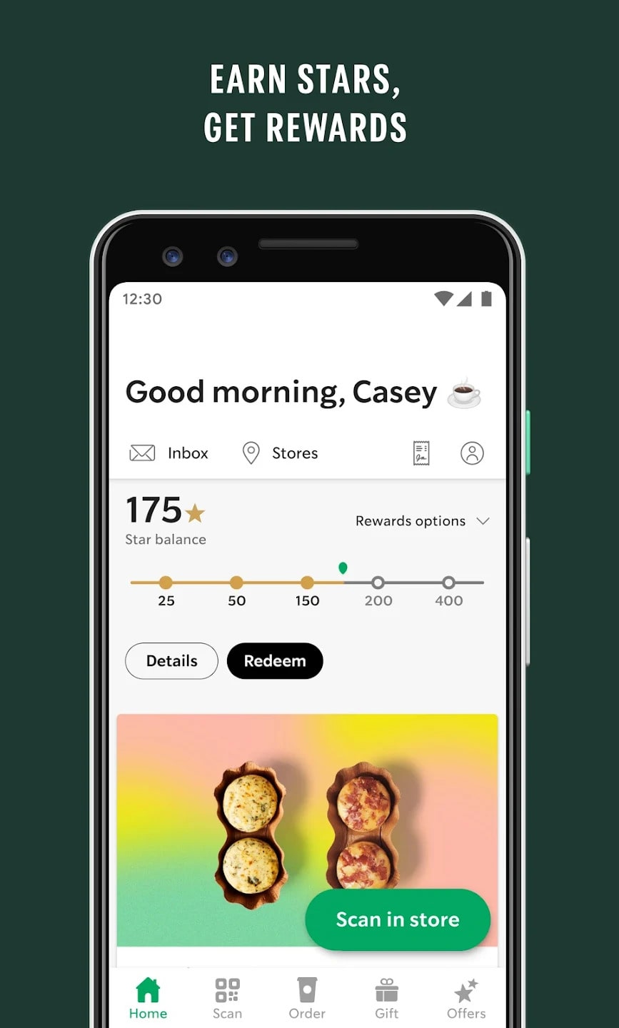 Starbucks app rewards policy