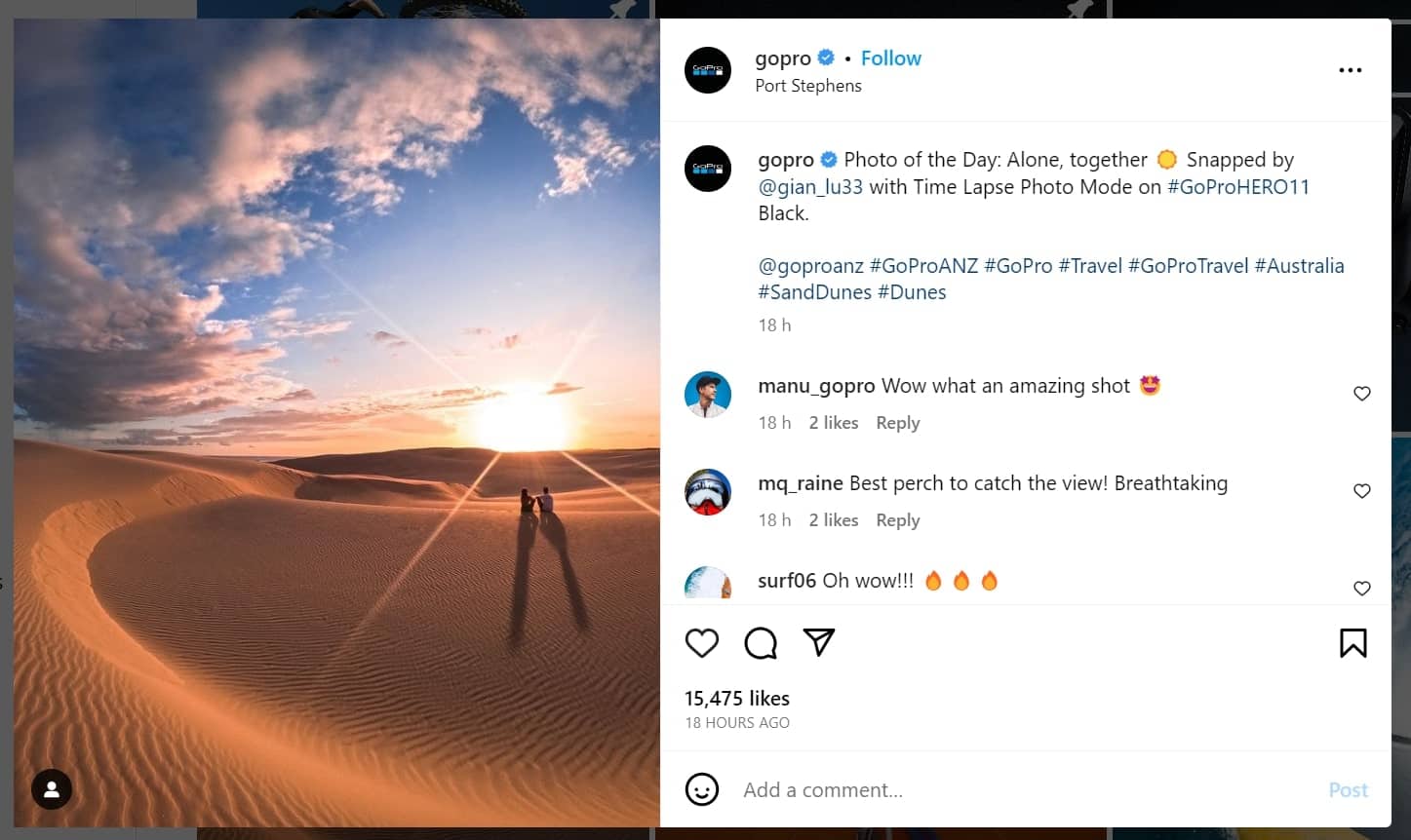 GoPro User Generated Content