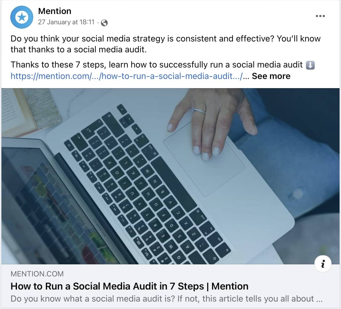 how to run a social media audit mention