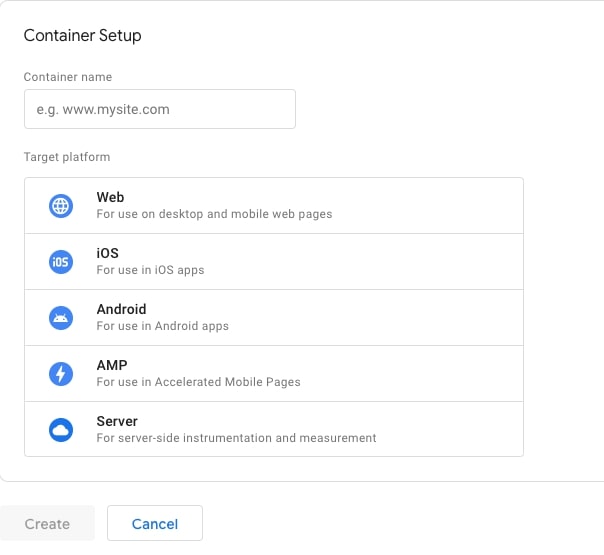 Configuration de Google Tag Manager