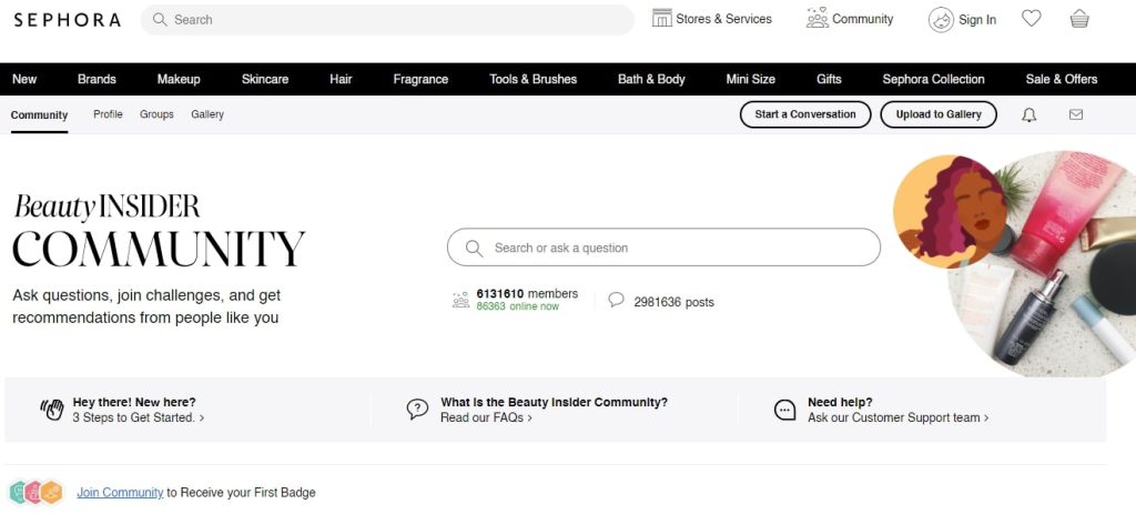 Sephora's Beauty Insider Community