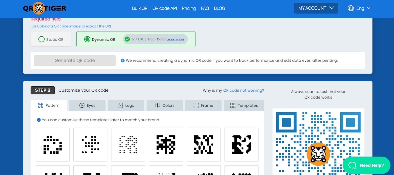 QR Tiger